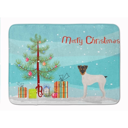Carolines Treasures Japanese Terrier Christmas Tree Machine Washable Memory Foam Mat CK3464RUG